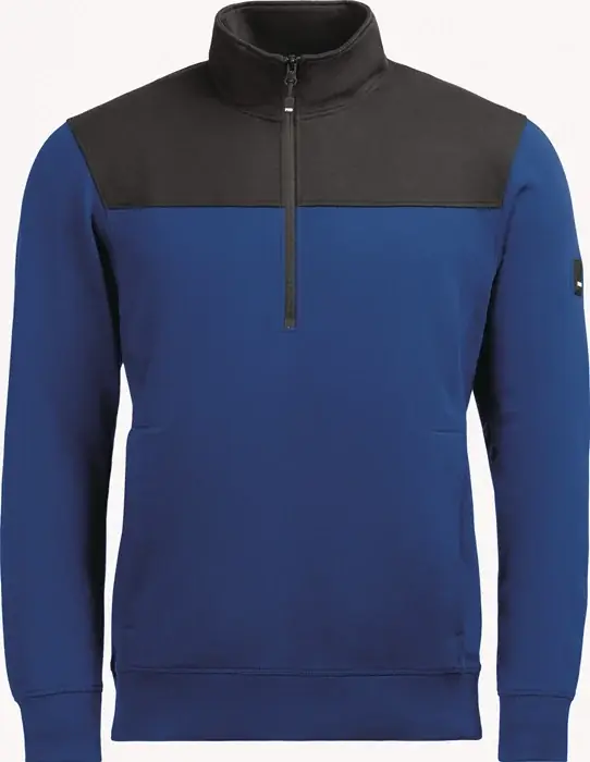 Sichere Zahlung Zip-Sweatshirt ROB Gr.L royalblau-schwarz FHB
