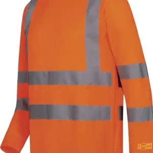 Warnschutz-Langarm-T-Shirt NEVIO Gr.XXXL orange SAFESTYLE Neue Kollektion