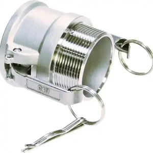Neu Hebelarmk.Kamlok Typ B VA (1.4408) 87,88mm 3 Zoll