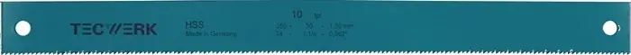Maschinensägeblatt L550xB45xS2,25mm HSS Loch-D.10,5mm ZpZ 6 Kasto TECWERK Neu