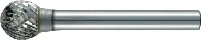 Direktkauf Frässtift KUD D.6mm Kopf-L.5mm Schaft-D.3mm HM Verz.Kreuz TECWERK