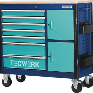 Angebot Rollwerkbank PLUS 2.0 T Außen-B1090xT500xH1055mm Schubl.7 30kg 500kg TECWERK