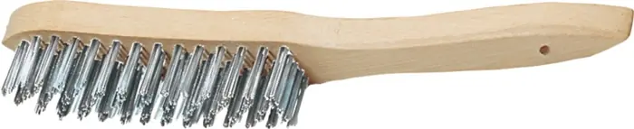 Must-Have Drahtbürste L.295mm 0,35mm Gussstahl 2-reihig TECWERK