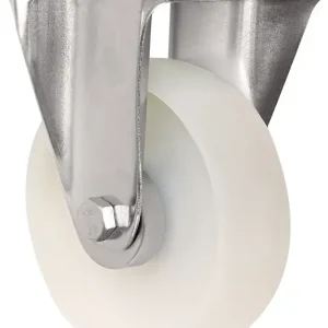 Bockrolle D.100mm Trgf.150kg PA Platte L105xB80mm TECWERK Mega-Angebot