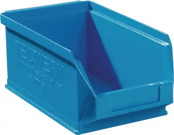 Nur Für Kurze Zeit Sichtlagerkasten L160/140xB100xH75mm PE blau TECWERK VE: 25 Stück