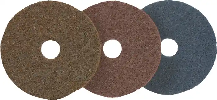 Finale Aktion Schleifvliesscheibe D.125mm medium rot vorgestanzt TECWERK VE: 10 Stück