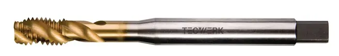 Maschinengewindebohrer DIN 371C M3x0,5mm HSS-Co TiN 6H TECWERK Nur Heute