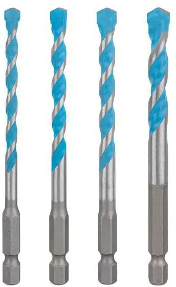 Bohrer-Set EXPERT HEX-9 Multi Construction Arbeits-L.60/60/60/50mm 4-tlg. Neue Ware
