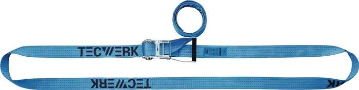 Zurrgurt DIN EN 12195-2 L.8m B.25mm m.Ratsche LC U 800 daN TECWERK Markenware