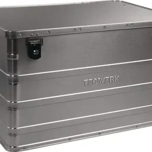 Aluminiumbox L790xB560xH475mm 184l m.Klappverschluss u.Zylinderschl.TECWERK Highlight