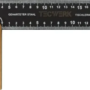 Schreinerwinkel Schenkel-L.200mm m.Gehrung Kurzer Schenkel 130mm TECWERK Direkt Vom Hersteller
