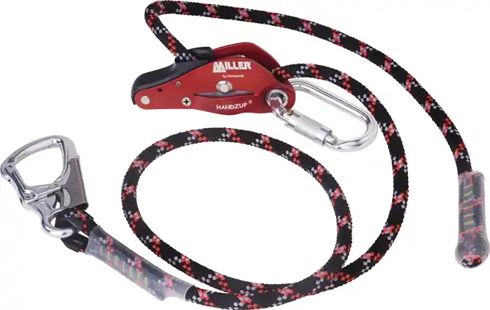 Neu Halteseil HANDZUP 3M+TWISTLOCK+SNAP HOOK EN358 PSA III PES