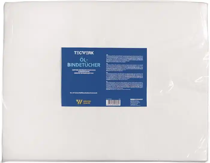 Ölbindetücher L.40cm B.50cm S.1cm 10x10 Tü.Krt.TECWERK Neu
