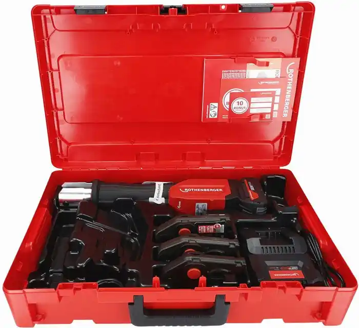 Akkupressmaschine ROMAX 4000 Basic Set AMPShare Akku,Ladegerät,SV 15,22,28mm 4Ah Preiswert
