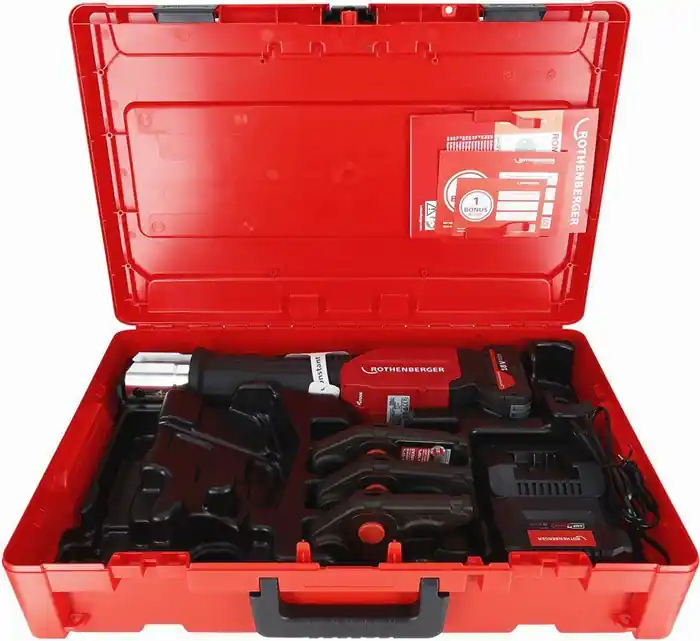 Jetzt Bestellen Akkupressmaschine ROMAX 4000 Basic Set AMPShare Akku,Ladegerät TH 16,20,26mm 4Ah