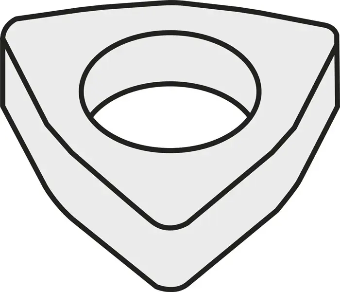 Wendeplatten-Unterlegscheibe ISO DWS 331-12 Bruttogewicht 9,87g PRAMET VE: 10 Stück Preis Gesenkt