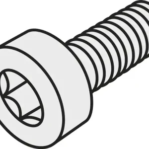 Zertifiziert Unterlegplatten-Schraube ISO SP 0405 Bruttogewicht 1,1g PRAMET