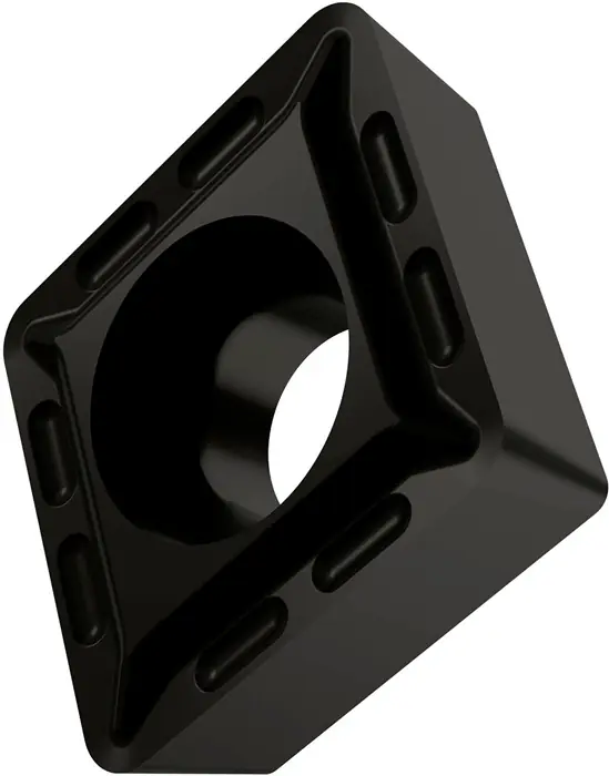 Aktuell Drehwendeschneidplatte ISO CCMT 080308E-FF2:T9325 D. 3,4mm MT-CVD beschichtet VE: 10 Stück
