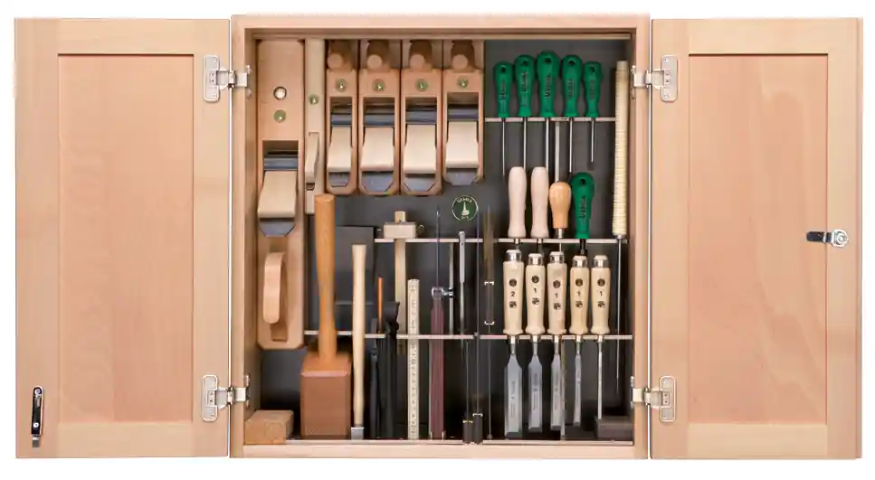 Billig ULMIA Werkzeugschrank Modell 40 komplett mit Werkzeugsatz 306