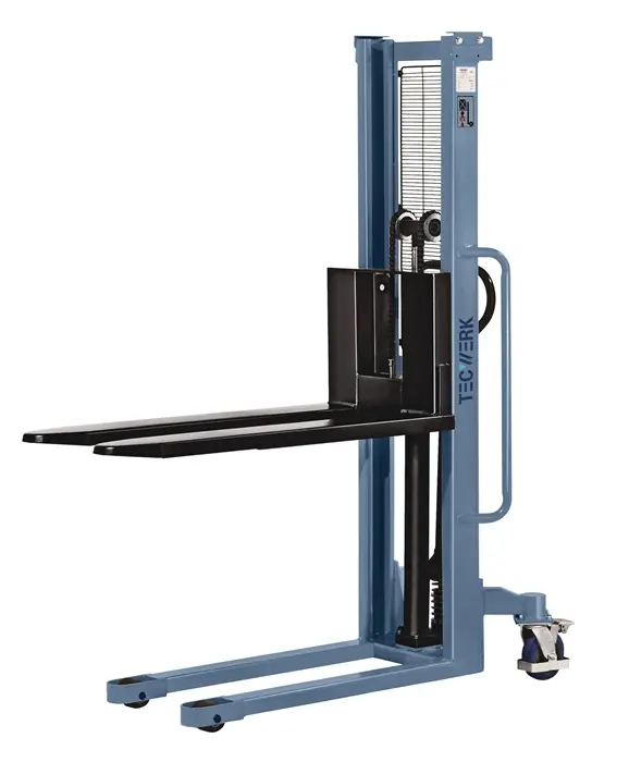 Markenware Hochhubstapler Trgf.1000kg Gabel-L.1150mm Einfachmast Hubh.1600mm handhydr.TW