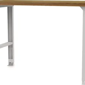 Werkbank B1500xT750xH790-1140mm Buche-Multiplex lichtgrau Schubl.Türen Nur Für Kurze Zeit