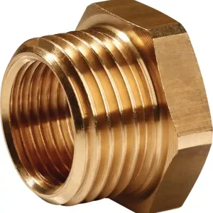 Reduziernippel MS AG G 1/2 Zoll IG G 1/4 Zoll SW 22mm TECWERK VE: 10 Stück Expressversand