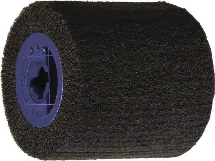 Satinierwalze Vlies 80 coarse braun Ø110xB100mm 19mm TECWERK Direkt Vom Hersteller