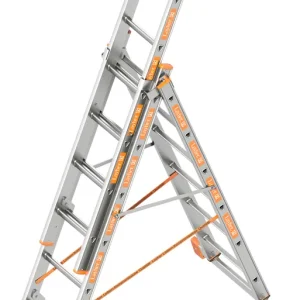 Angebot Layher Allzweckleiter 3-teilig TOPIC 1040 Aluminiumleiter