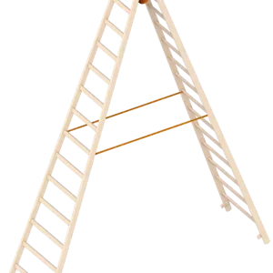 Direkt Vom Hersteller Layher Holzstehleiter 1038 beidseitig begehbar