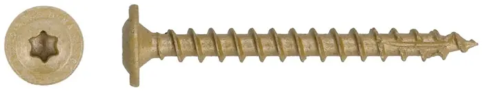 Holzbauschraube Tellerkopf 8mm TX-40 AR 100mm DYNAPLUS VE: 400 Stück Knallerangebot