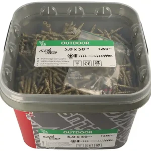 Geprüft Terrassenschraube 5x50mm TX-25 AR 25mm DYNAPLUS VE: 24 Stück