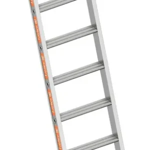 Super-Preis Layher Stufenanlegeleiter TOPIC 1042 Aluminiumleiter mit breiten Stufen