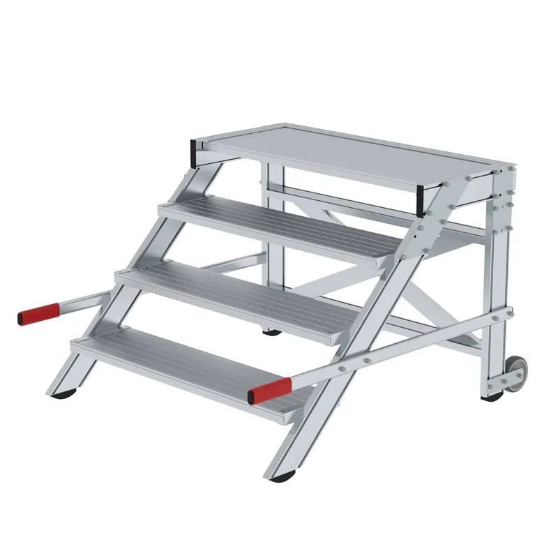 Begrenztes Angebot MUNK Arbeitspodest fahrbar mit 240 mm Stufen