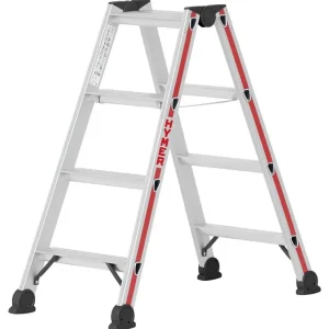 Beliebt HYMER Stufenstehleiter 4124 - beidseitig begehbar