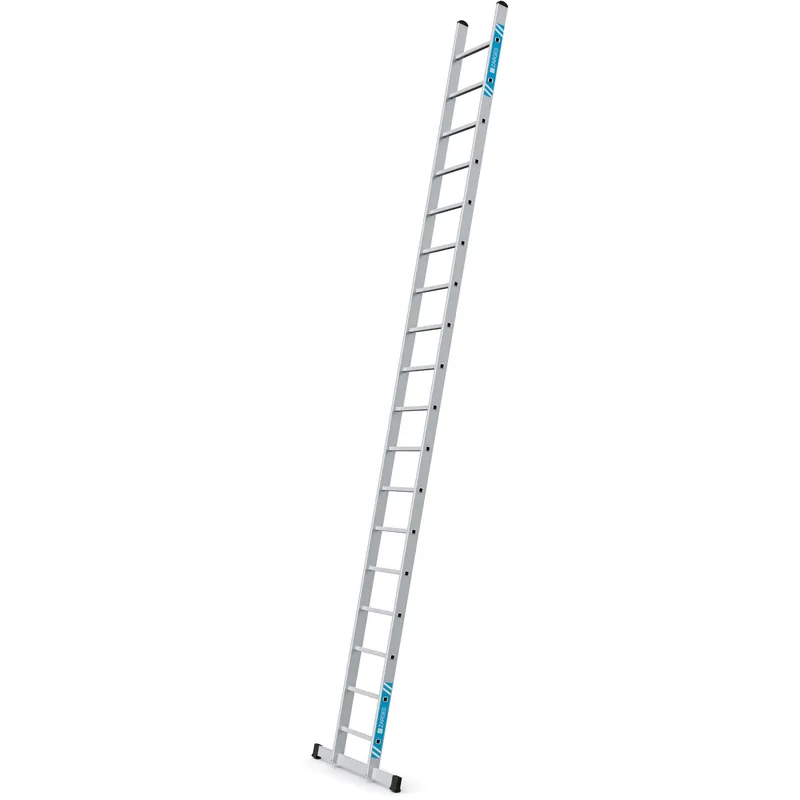 ZARGES Gebördelte Sprossen-Anlegeleiter Stella L - Aluminium natur Aktuell