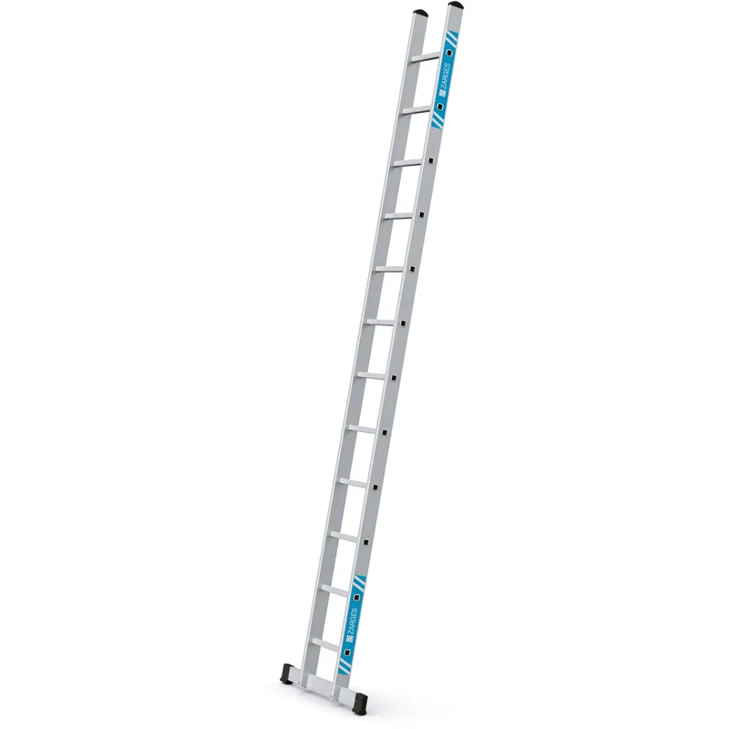 Mega-Angebot ZARGES Gebördelte Sprossen-Anlegeleiter Alto L - Aluminium natur