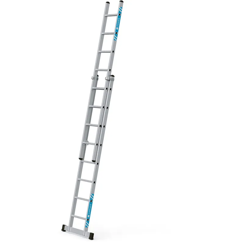 ZARGES Gebördelte Sprossen-Schiebeleiter Everest 2E - 2-teilig Begrenztes Angebot