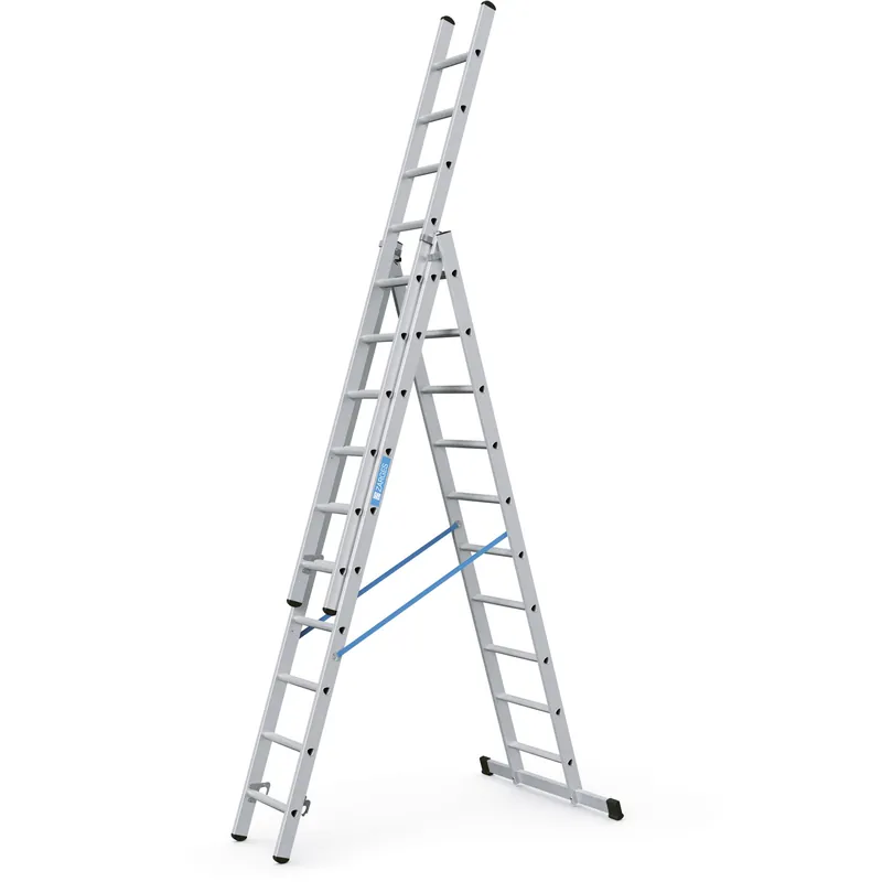 ZARGES Gebördelte Mehrzweckleiter Skymaster DX - 3-teilig Echt