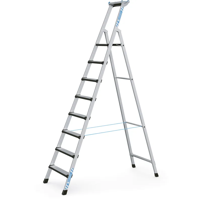 Expressversand ZARGES Geschraubte Stufen-Stehleiter Comfortstep S - Aluminium eloxiert