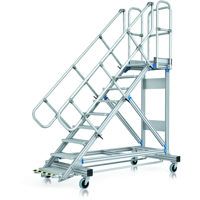 Bestseller ZARGES Plattformtreppe fahrbar mit ERGO-Stop - 45 Grad Neigung