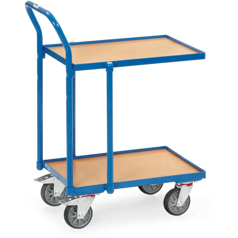 fetra Etagen-Roller pulverbeschichtet blau/RAL 5007 Ausverkauf