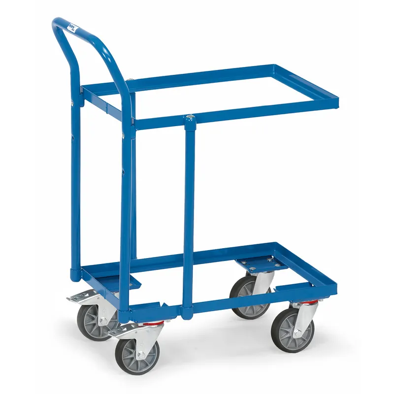 fetra Etagen-Roller pulverbeschichtet blau/RAL 5007 Sonderaktion
