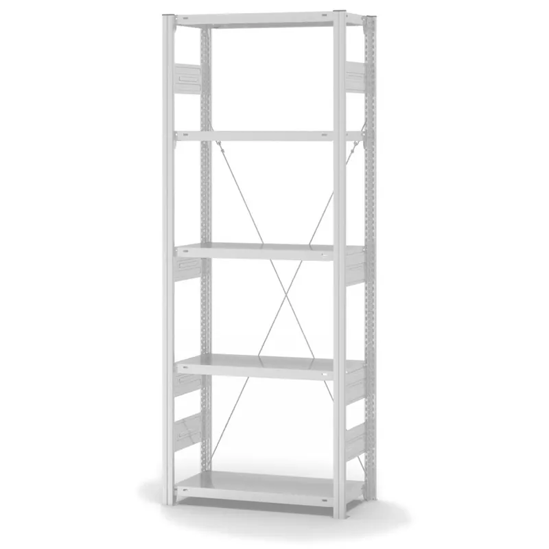 hofe Fachbodenregal zur Einseitigen Nutzung - Stecksystem ORION PLUS Must-Have