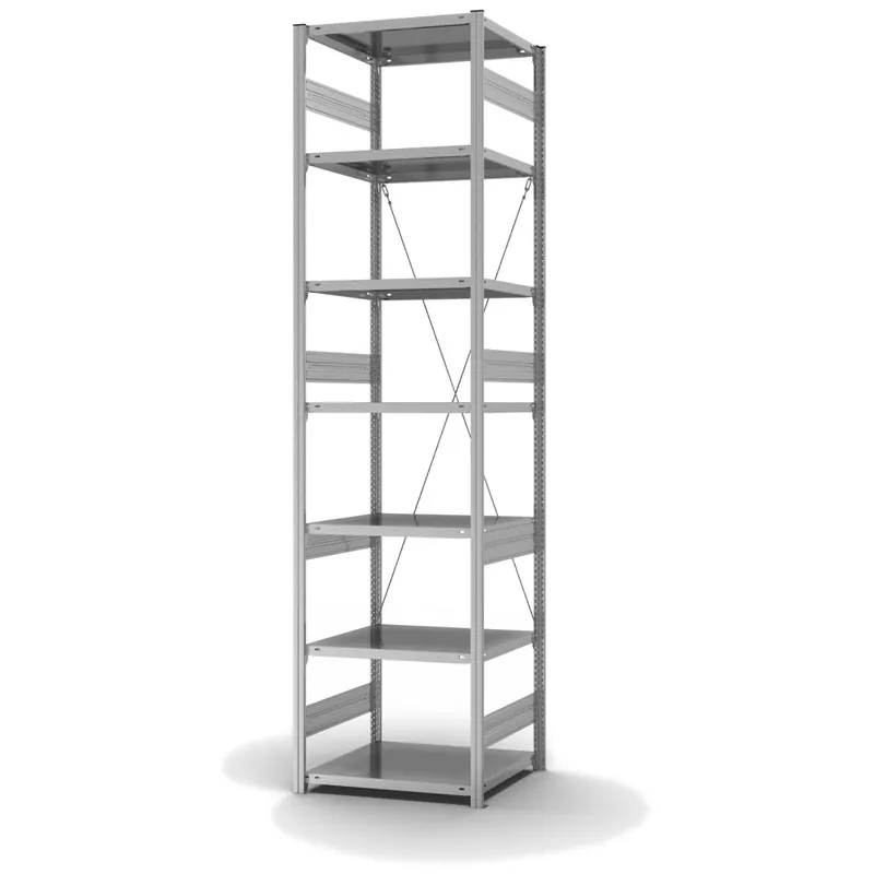 Mega-Angebot hofe Fachbodenregal zur Einseitigen Nutzung - Stecksystem ORION PLUS