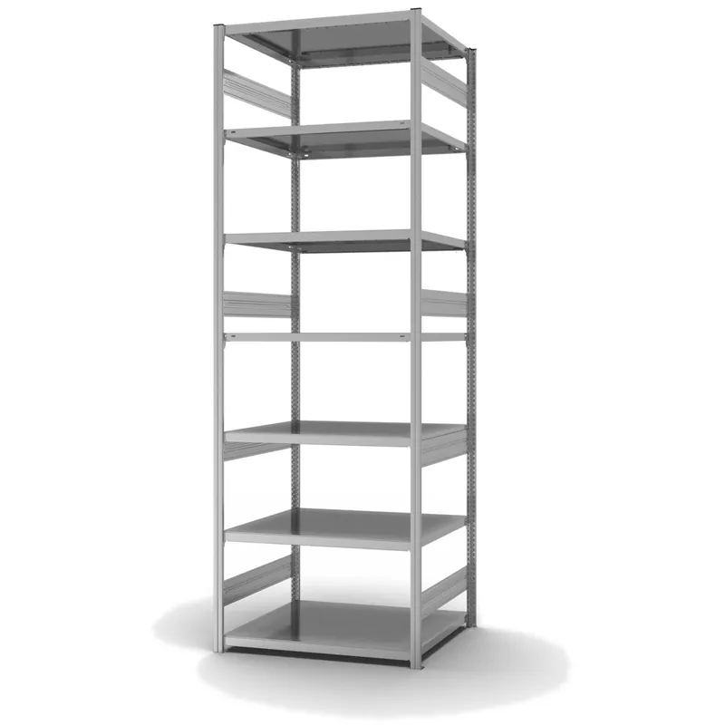 Bestseller hofe Fachbodenregal zur Beidseitigen Nutzung - Stecksystem ORION PLUS