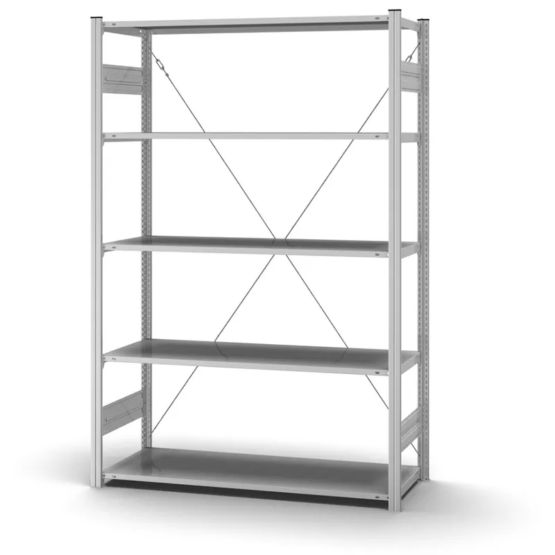 hofe Profi-Lagerregal zur Einseitigen Nutzung - Stecksystem ORION PLUS - Verzinkt Knallerangebot