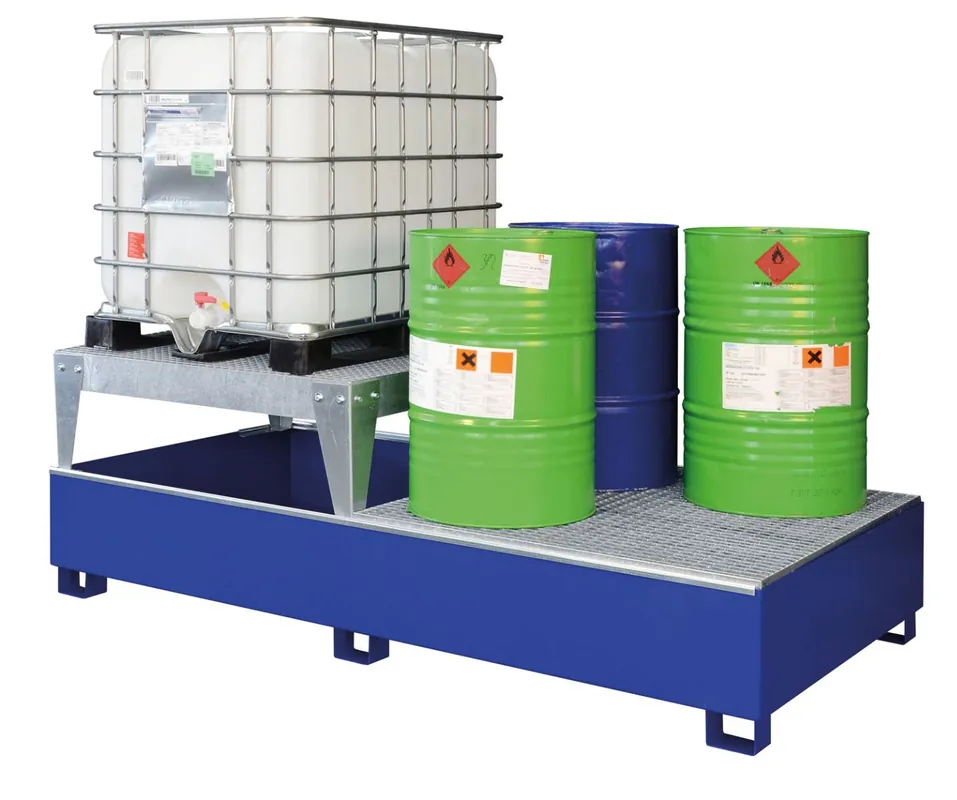 CEMO IBC-Stahl-Auffangwanne Zertifiziert