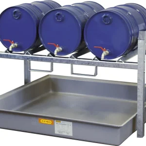 CEMO Fassregal Typ 800 mit GFK-Auffangwanne 220l Preis Gesenkt