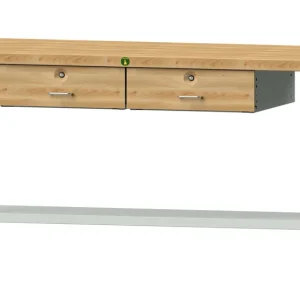 Saisonangebot ULMIA-Arbeitstisch mit Buche-Massiv-Platte