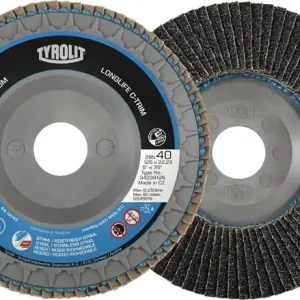 Nur Für Kurze Zeit Fächerscheibe LONGLIFE C-TRIM D.125mm K.40 fl.INOX/Stahl ZK TYROLIT VE: 10 Stück